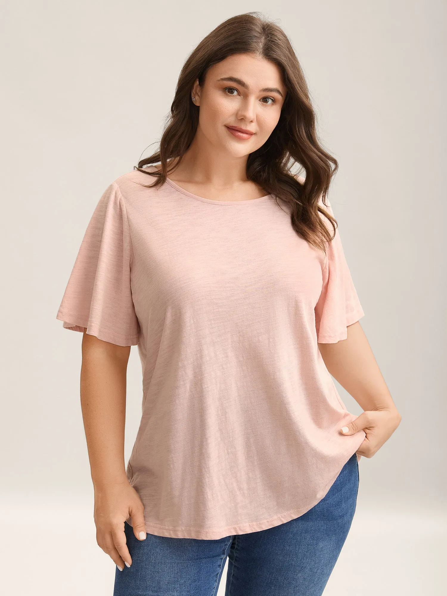 Pure Cotton Stretchy Bow Back T-Shirt sold by Bloomchic product image thumbnail 2