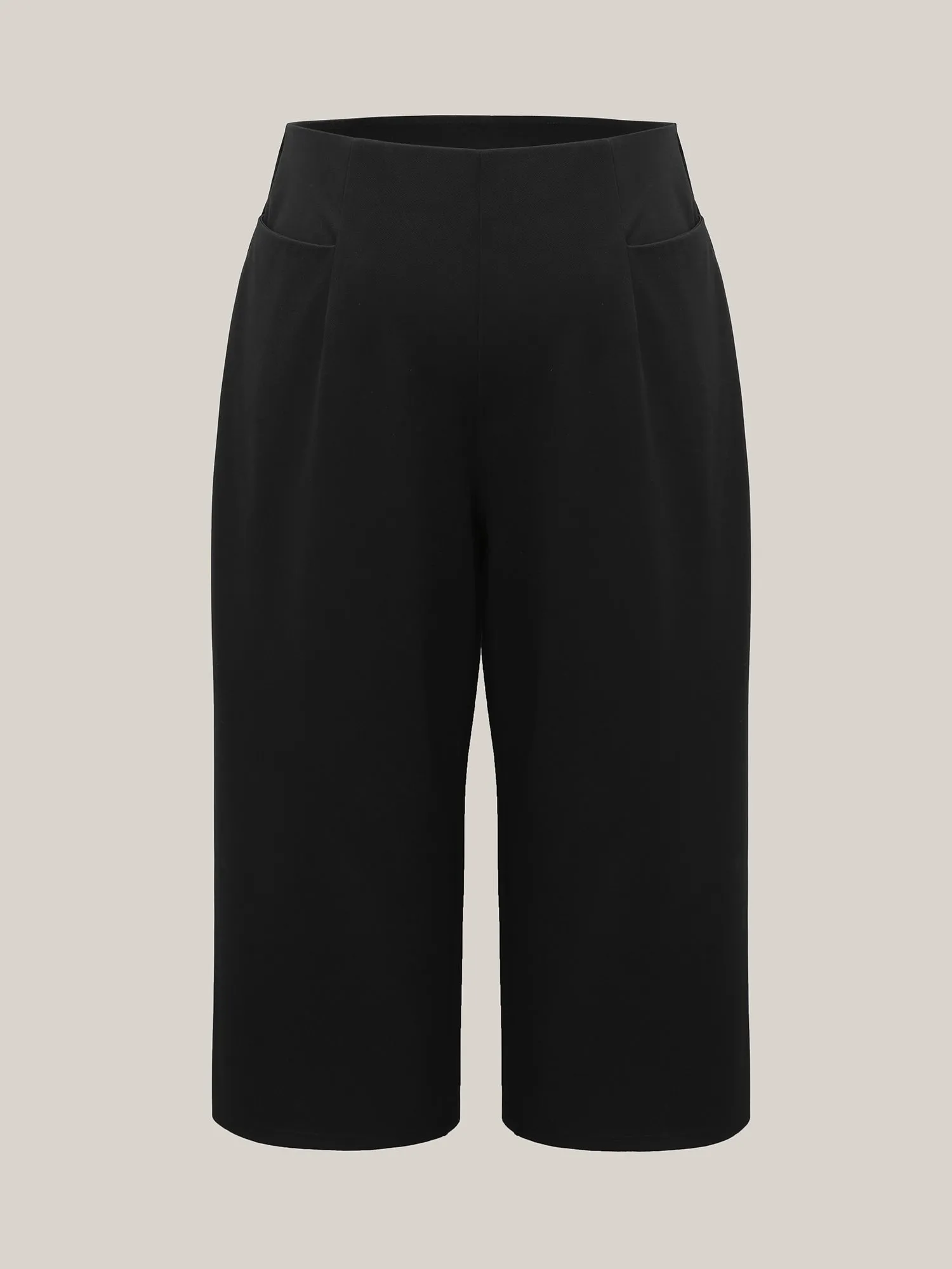 Stretch Woven Wide-Leg Pull-On Pants sold by Bloomchic product image thumbnail 5