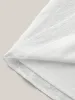 Cotton Embroidery Notched Neck Tie Shirt sold by Bloomchic