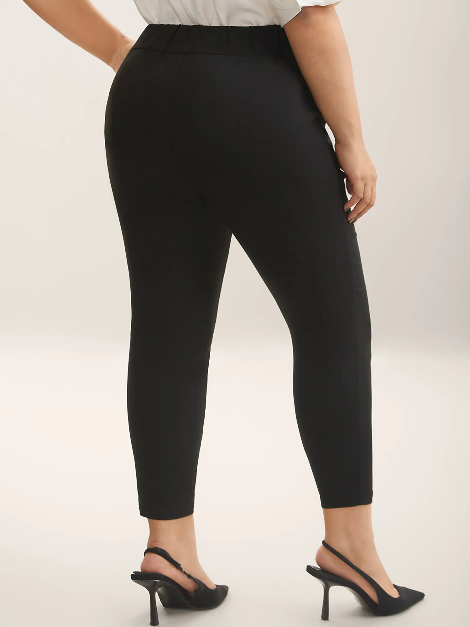 Pull-On Skinny-Fit Pockets Pants sold by Bloomchic product image thumbnail 4