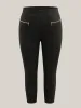 Pull-On Skinny-Fit Pockets Pants sold by Bloomchic