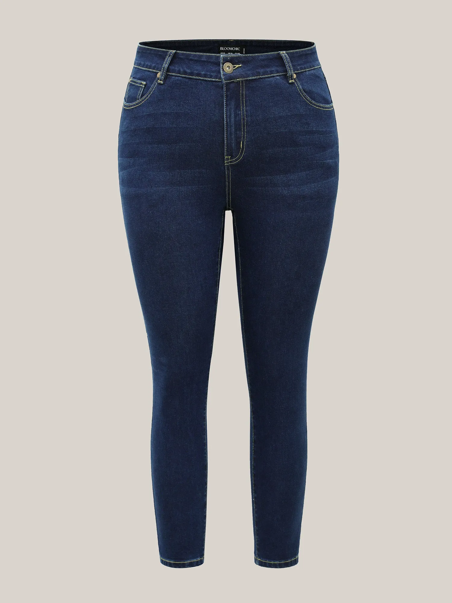Mid Rise Skinny-Fit Classic Jeans sold by Bloomchic product image thumbnail 5