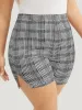 Houndstooth & Plaid Split Hem Leggings sold by Bloomchic