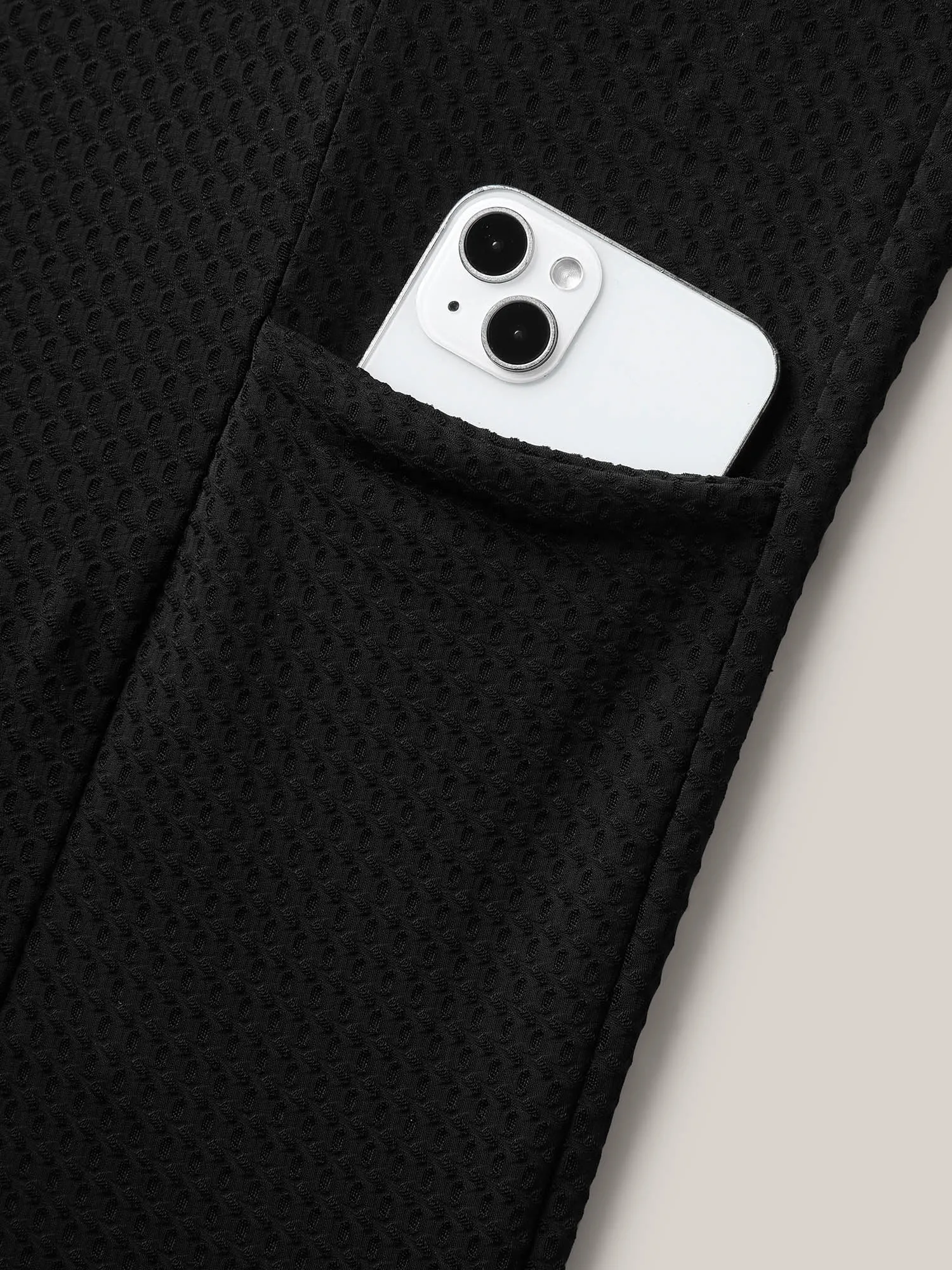 Textured Tight-Fit Pockets Swim Bottoms sold by Bloomchic product image thumbnail 5