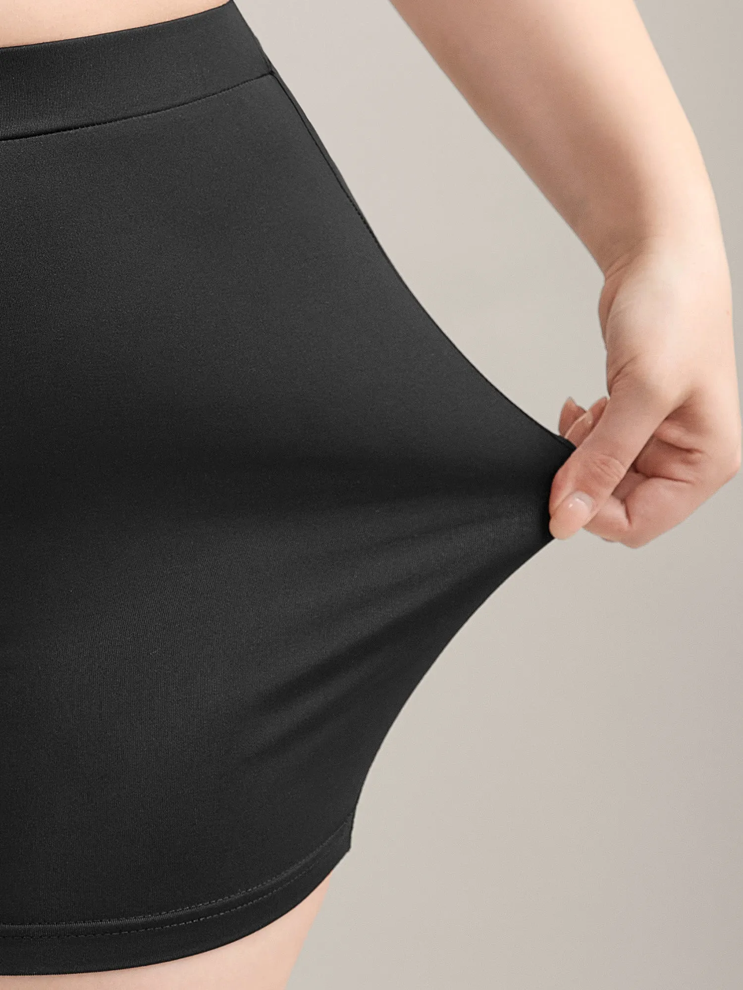 Stretchy Mid Waist Tight-Fit Shorts sold by Bloomchic product image thumbnail 4