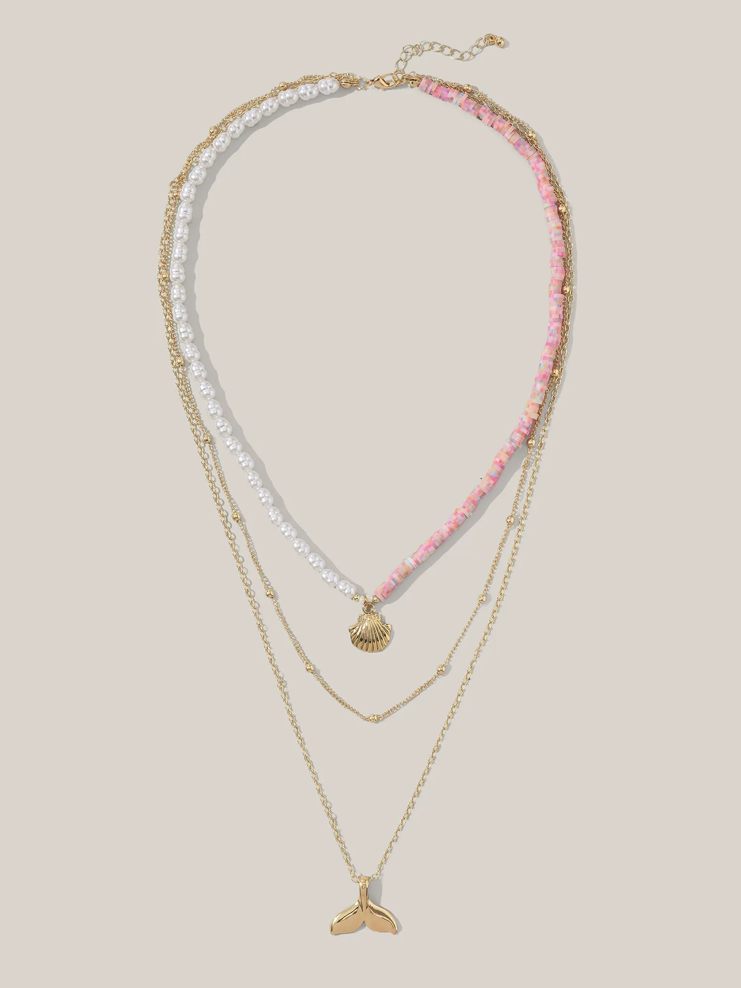 All About Sea Layered Necklace sold by Bloomchic