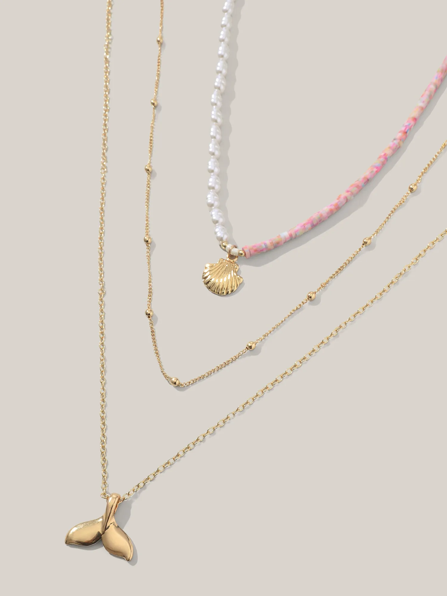 All About Sea Layered Necklace sold by Bloomchic product image thumbnail 3