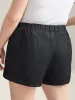 Rolled Hem Straight-Leg Drawstring Shorts sold by Bloomchic
