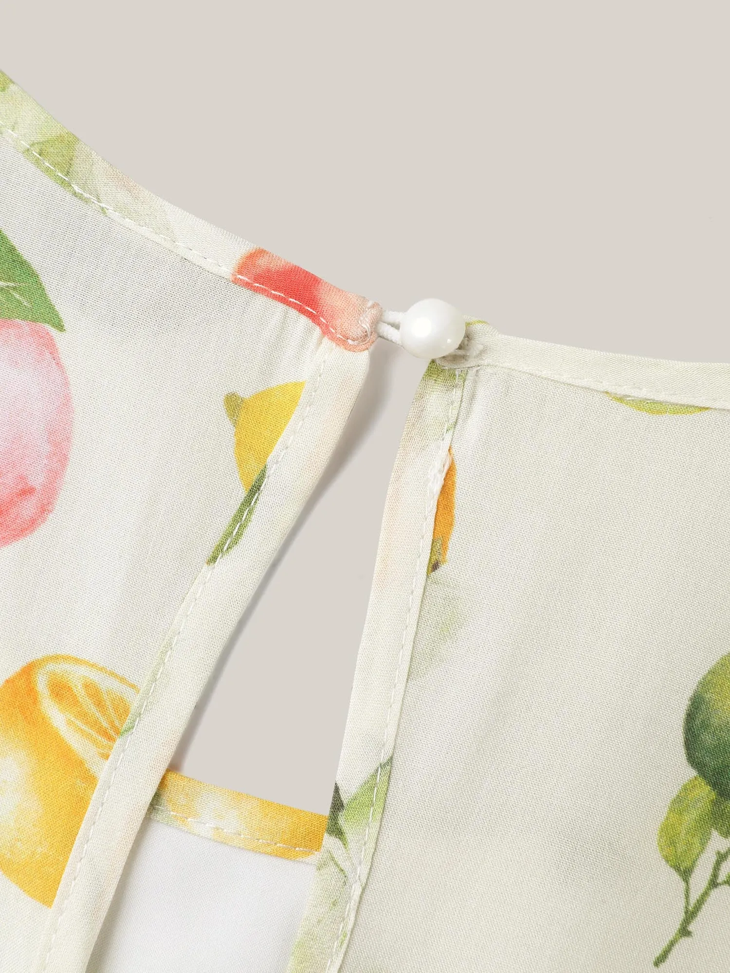 Fruity Fun Print Cut-Out Midi Dress sold by Bloomchic product image thumbnail 5