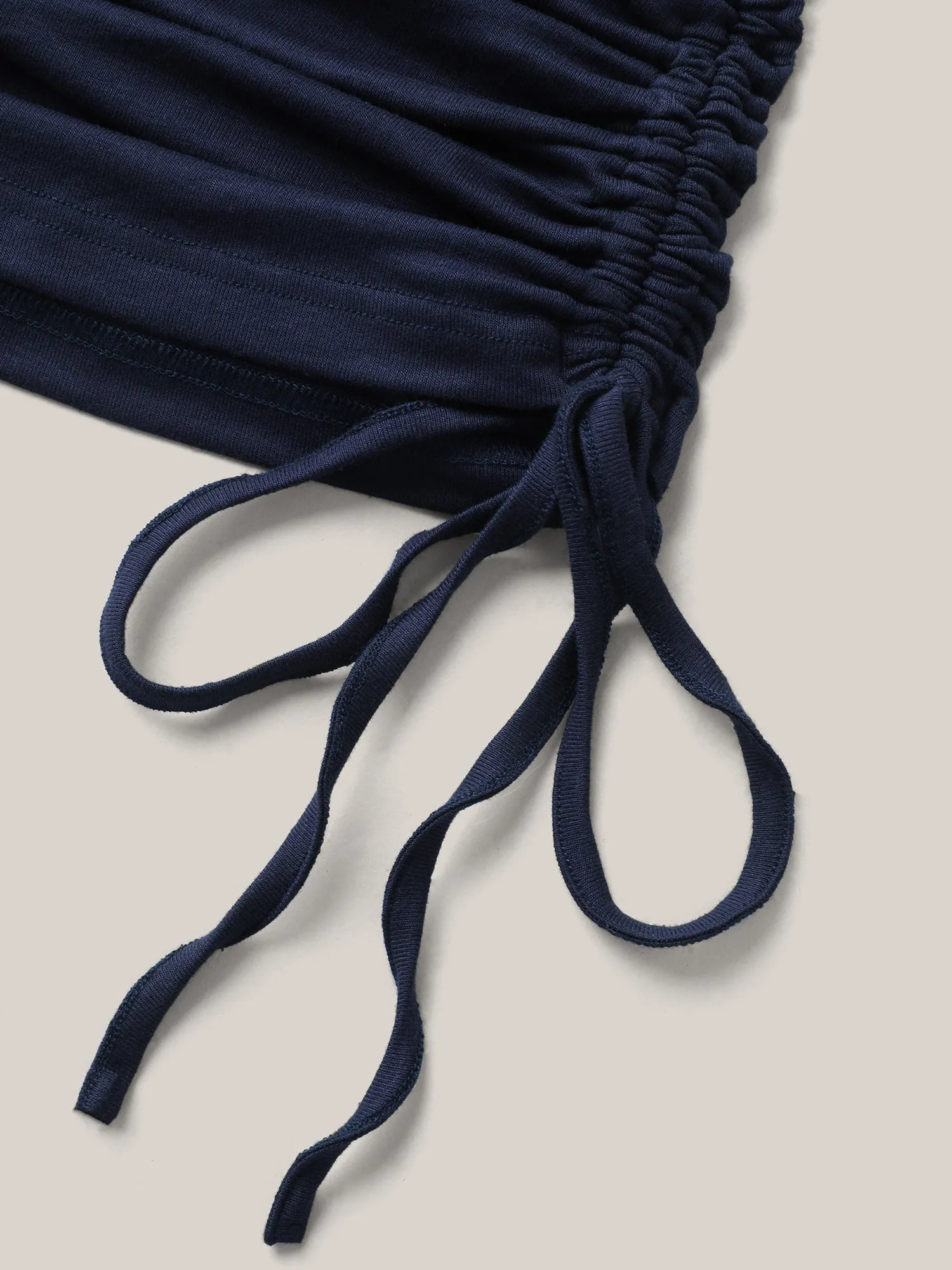 Supersoft Side Drawstrings Fitted T-Shirt sold by Bloomchic product image thumbnail 5