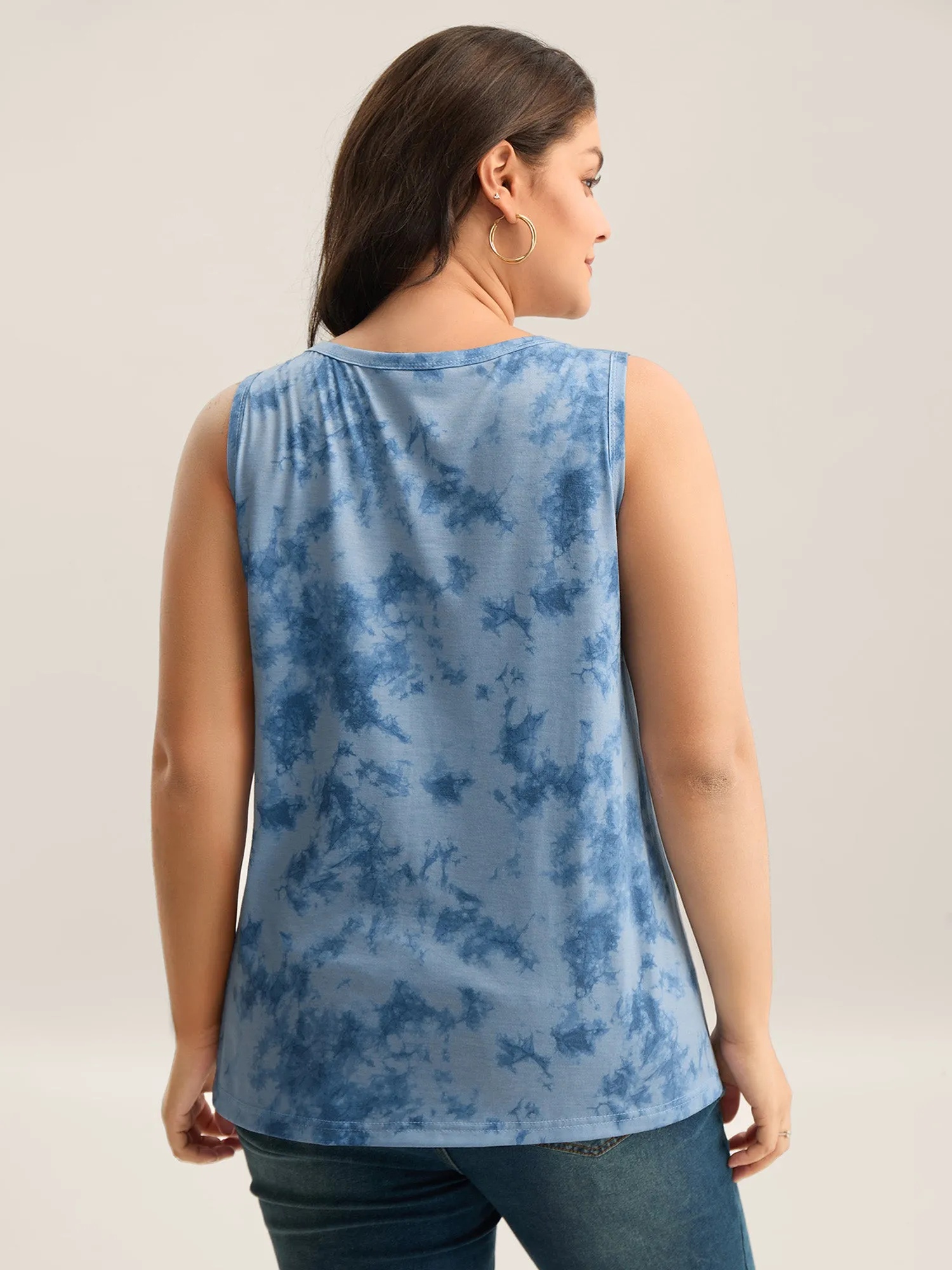 Color Fusion Round Neck Tank Top sold by Bloomchic product image thumbnail 4