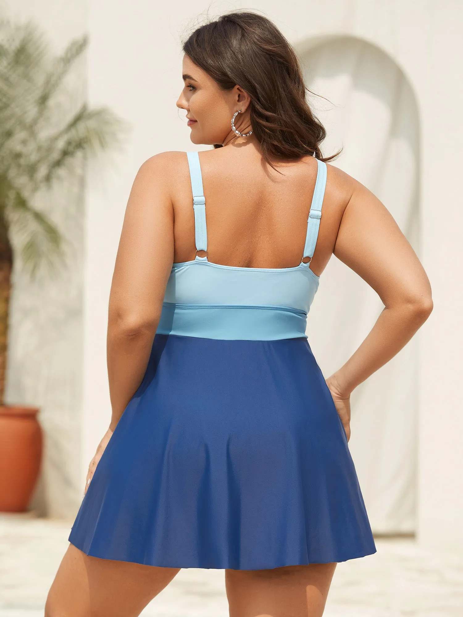 Anti-Float Ties Detachable Starfish Brooch Swim Dress sold by Bloomchic product image thumbnail 2