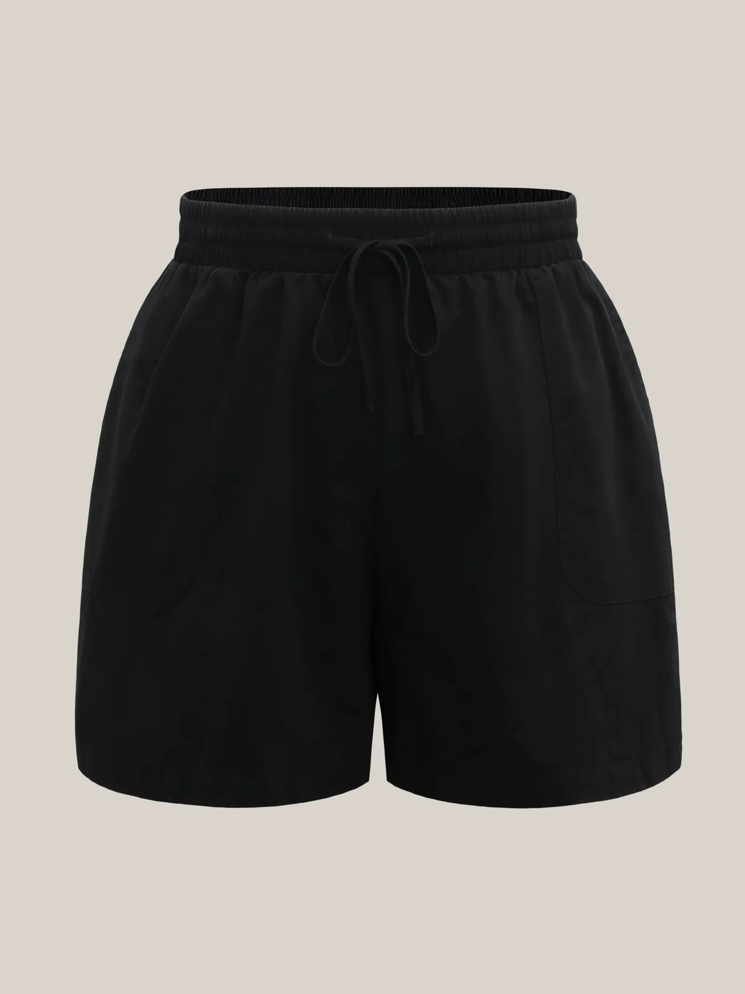 Waist-Drawstring Wide-Leg Shorts sold by Bloomchic product image thumbnail 5