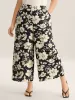 Floral Print Pull-On Wide-Leg Pants sold by Bloomchic