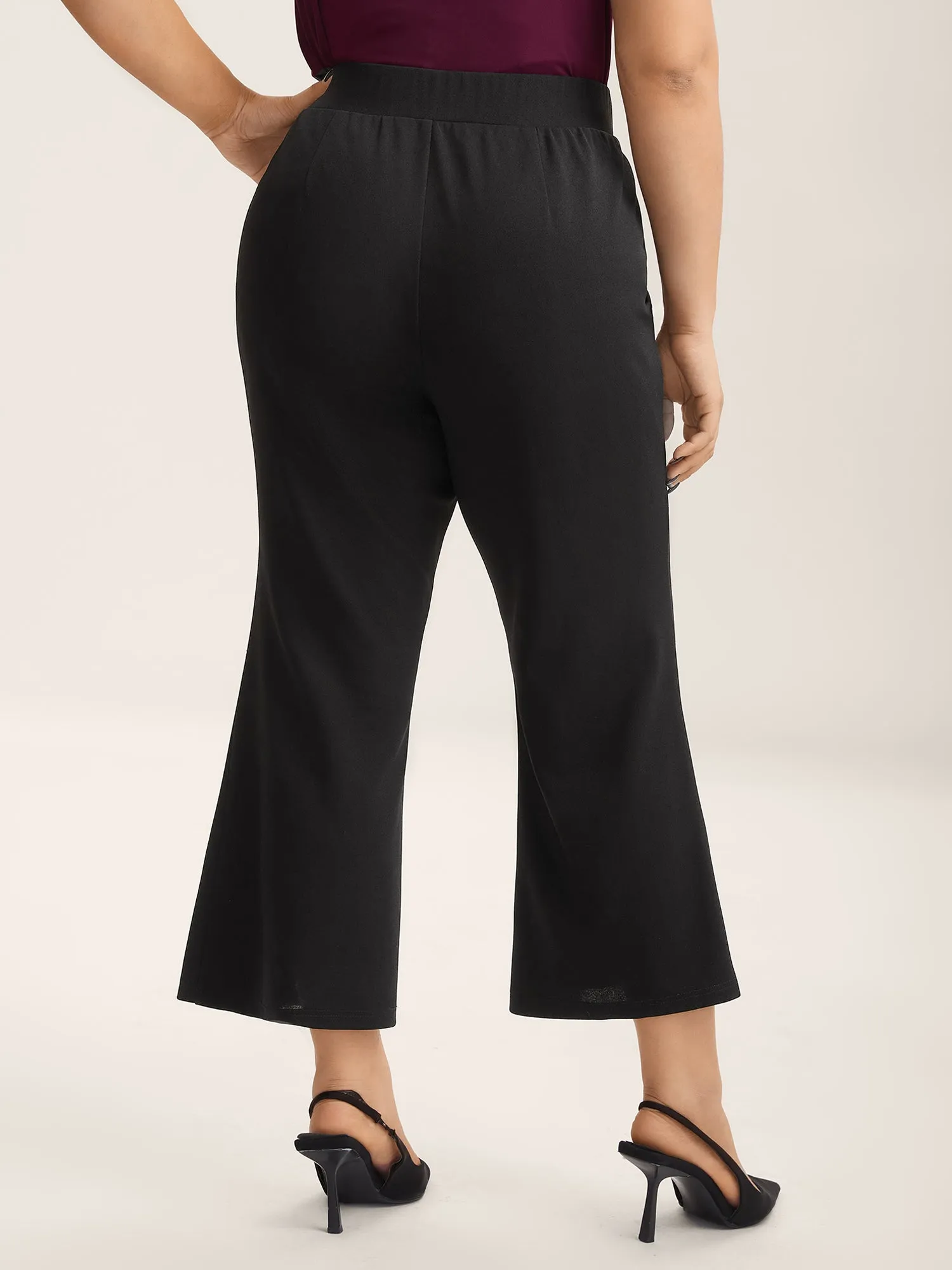Seamed Bootcut Mid-Rise Pants sold by Bloomchic product image thumbnail 5