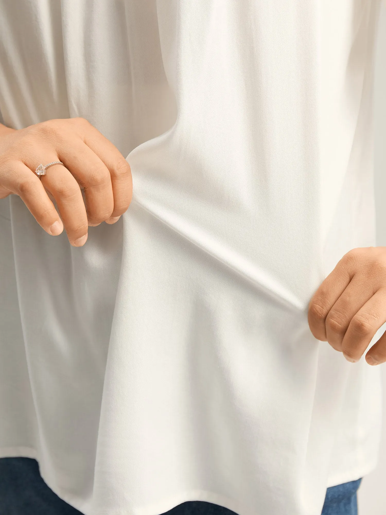 Stretchy Boho Neck Cut-Out Blouse sold by Bloomchic product image thumbnail 5