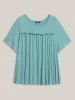 Supersoft Cotton Wood Ear Edge Top sold by Bloomchic