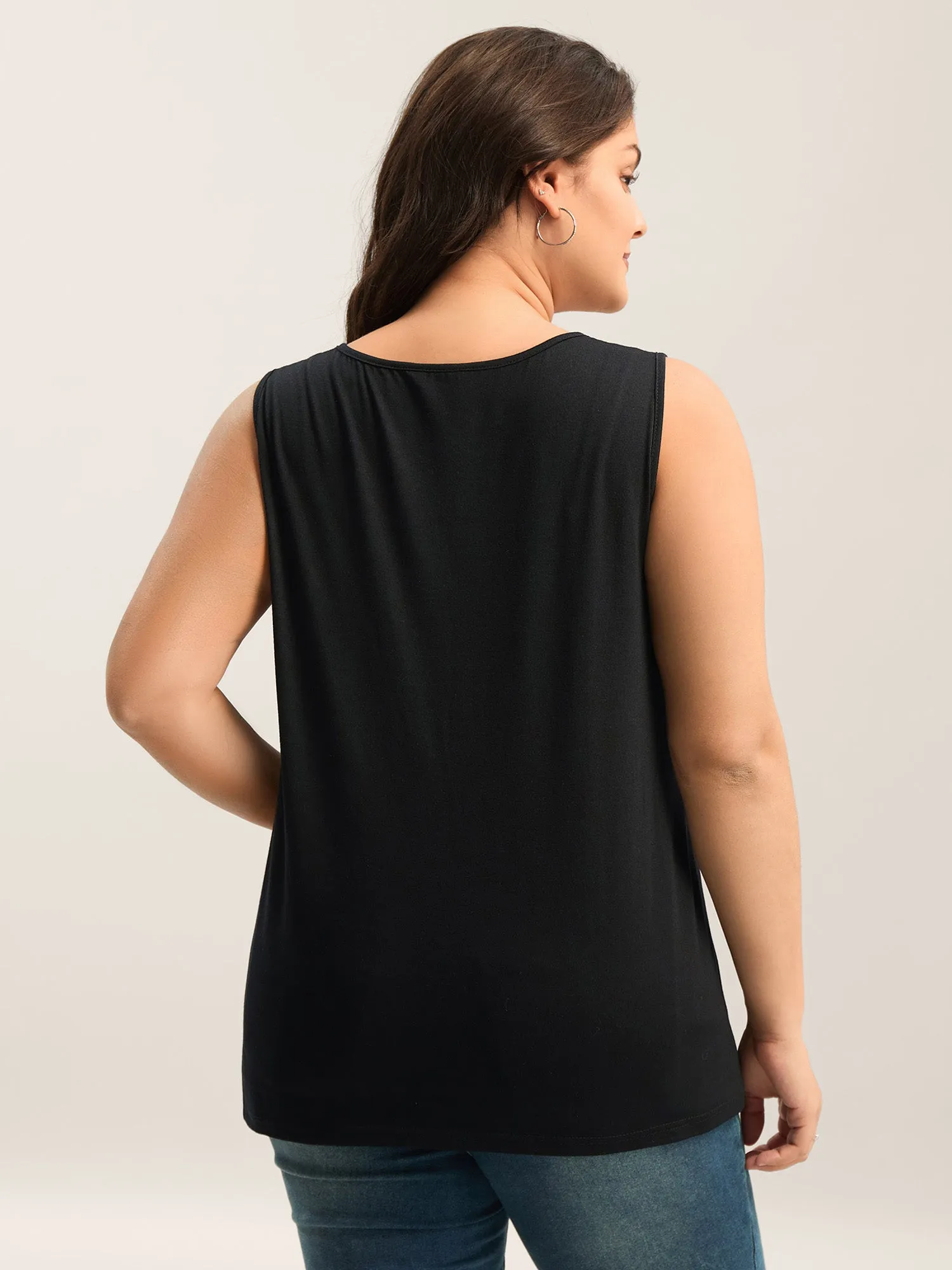 Stretchy Boho Print Tank Top sold by Bloomchic product image thumbnail 3