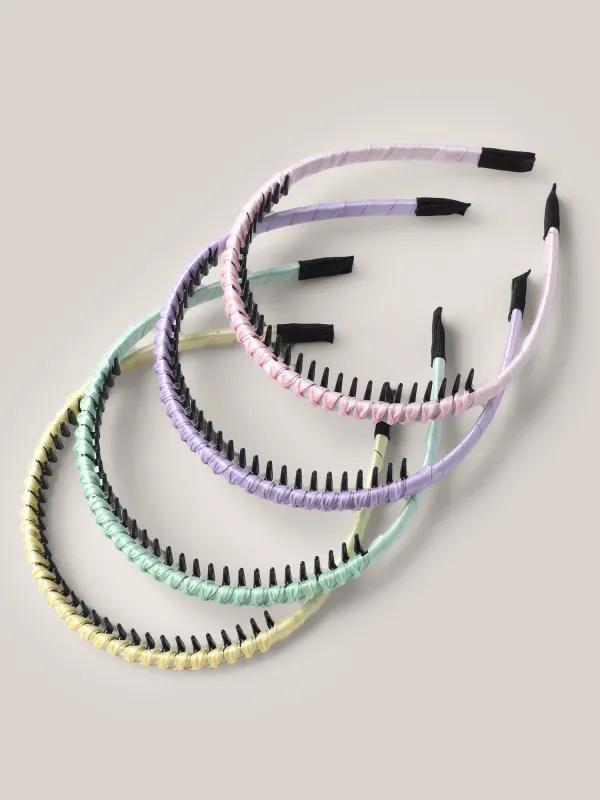 Colorful Minimalist Headband Set sold by Bloomchic