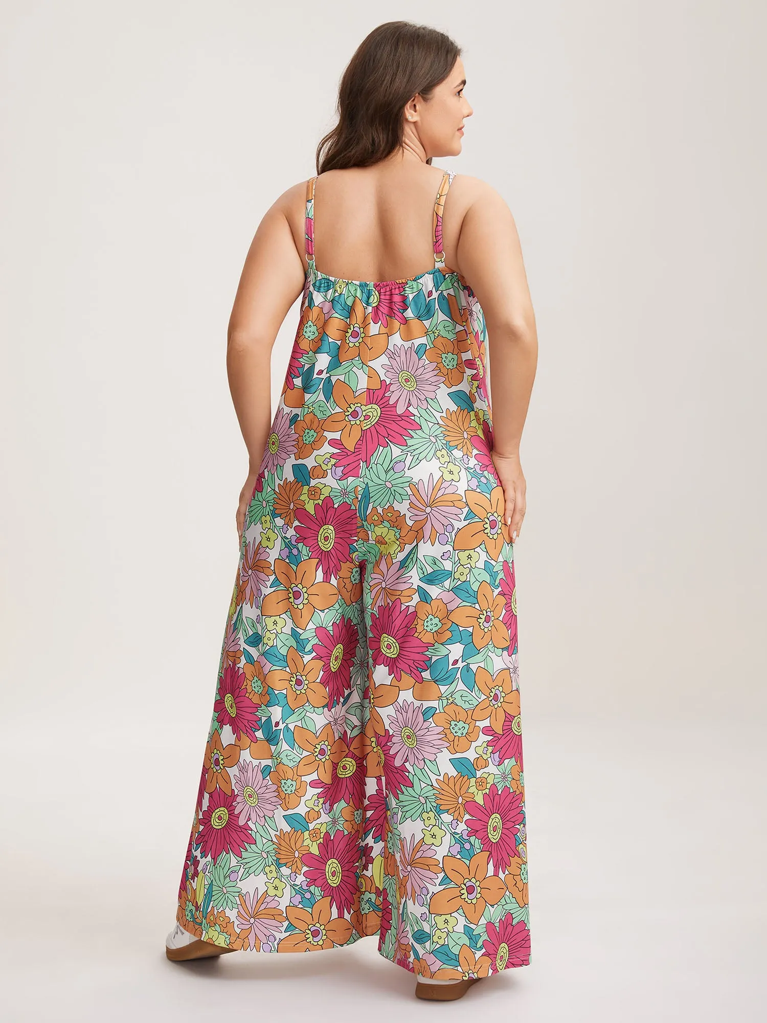 Vivid Groove Stretchy Adjustable Jumpsuit sold by Bloomchic product image thumbnail 4