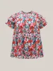 Groovy Floral Print Ruffled Layered Sleeve Blouse sold by Bloomchic