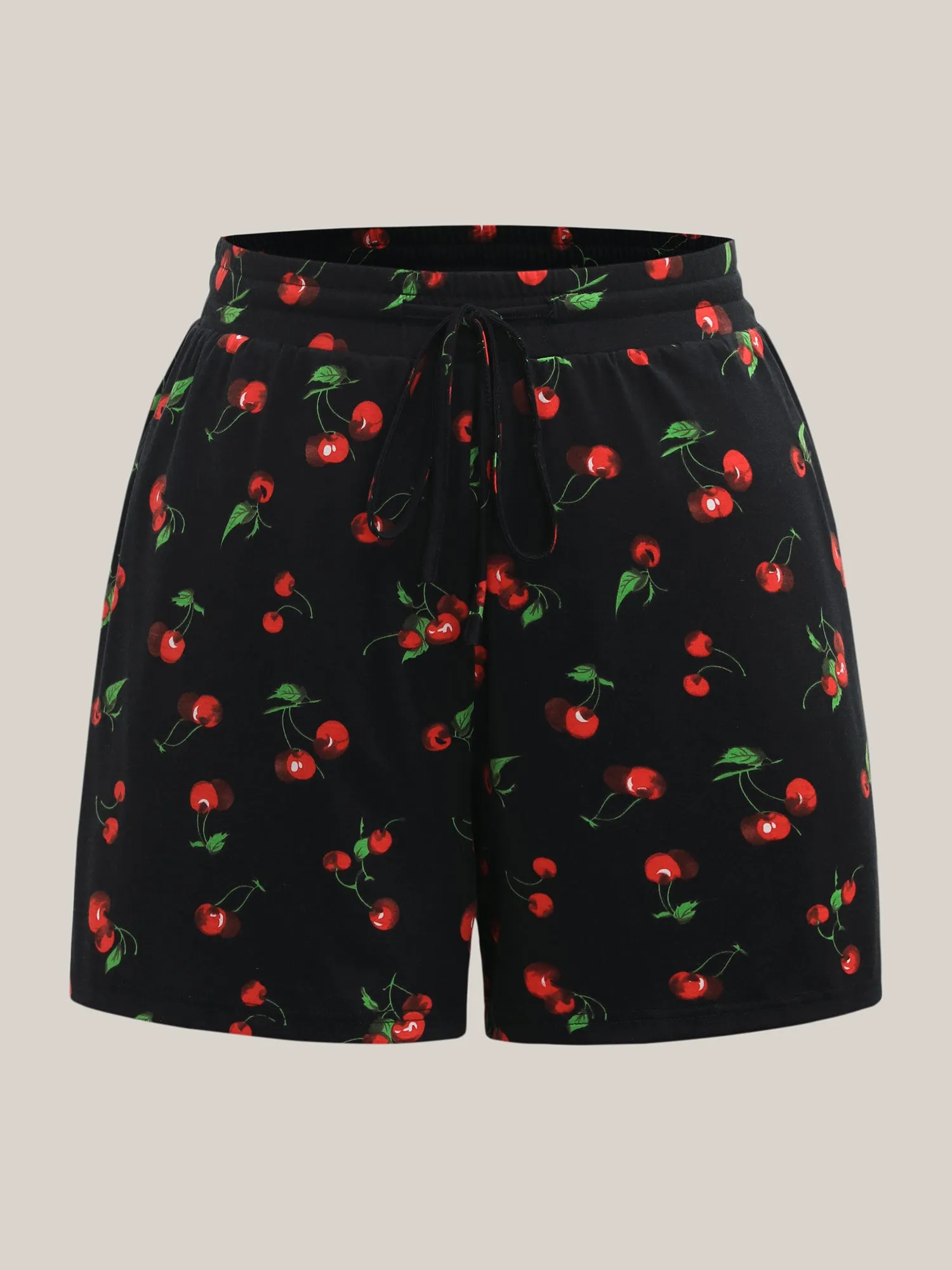 Cherry On Top Wide-Leg Lounge Shorts sold by Bloomchic product image thumbnail 5