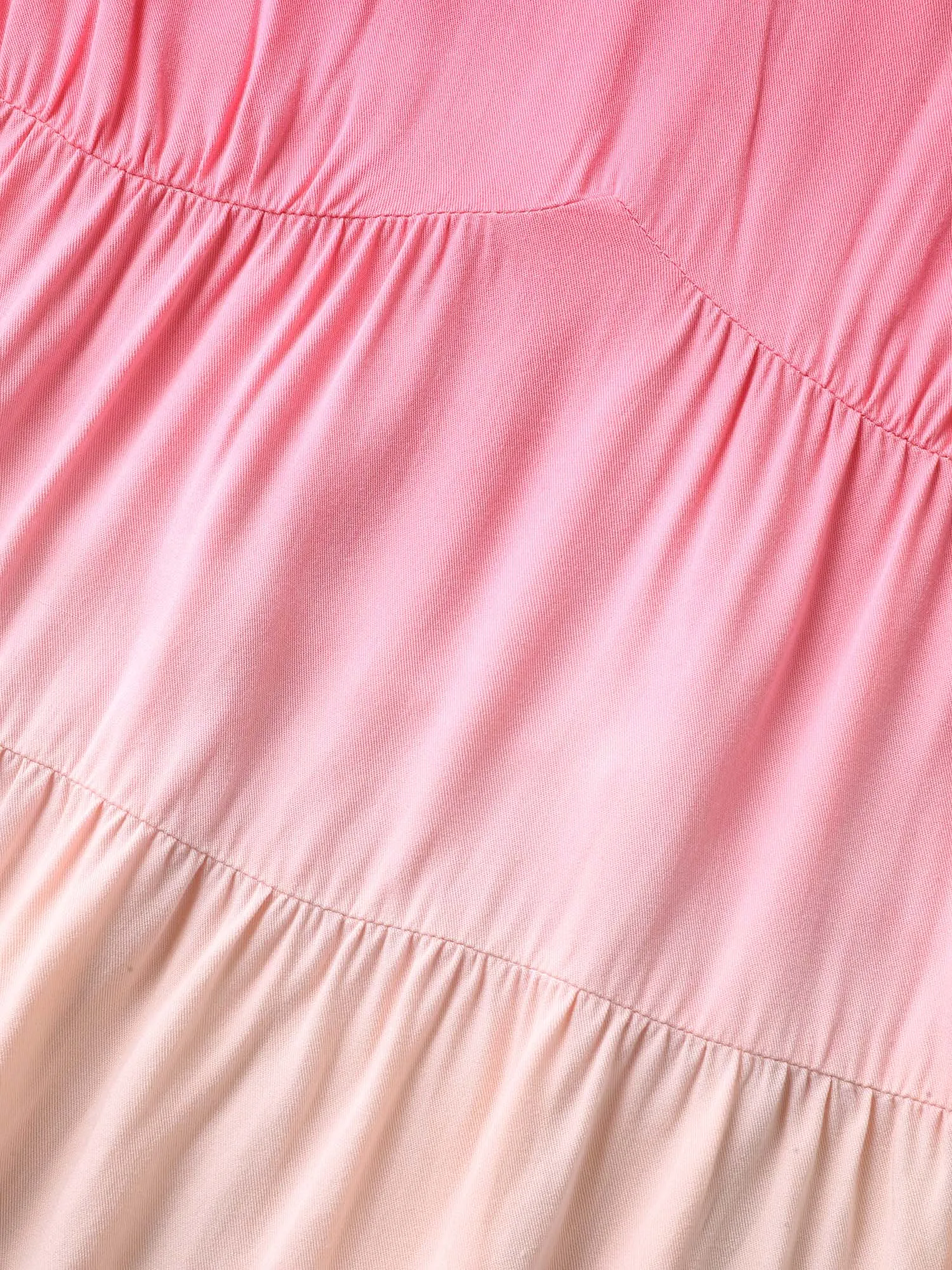 Rayon Tie-Dye V-Neck Tiered Blouse sold by Bloomchic product image thumbnail 5