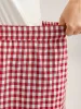 Delicate Plaid Print Wide-Leg Lounge Shorts sold by Bloomchic