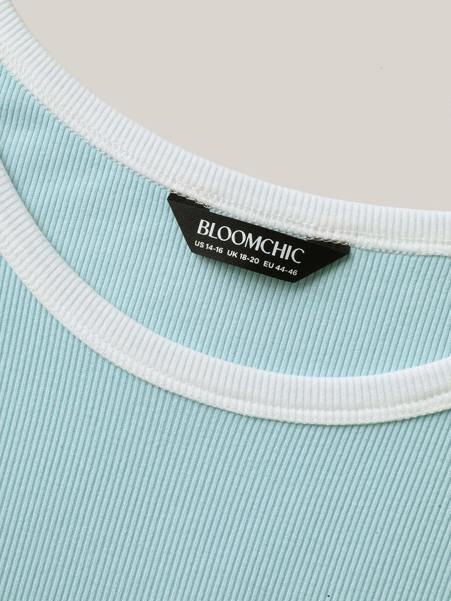 Supersoft Stretchy Color Contrast Tank Top sold by Bloomchic product image thumbnail 5