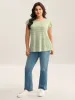 Striped Flutter Sleeve Knit Top sold by Bloomchic
