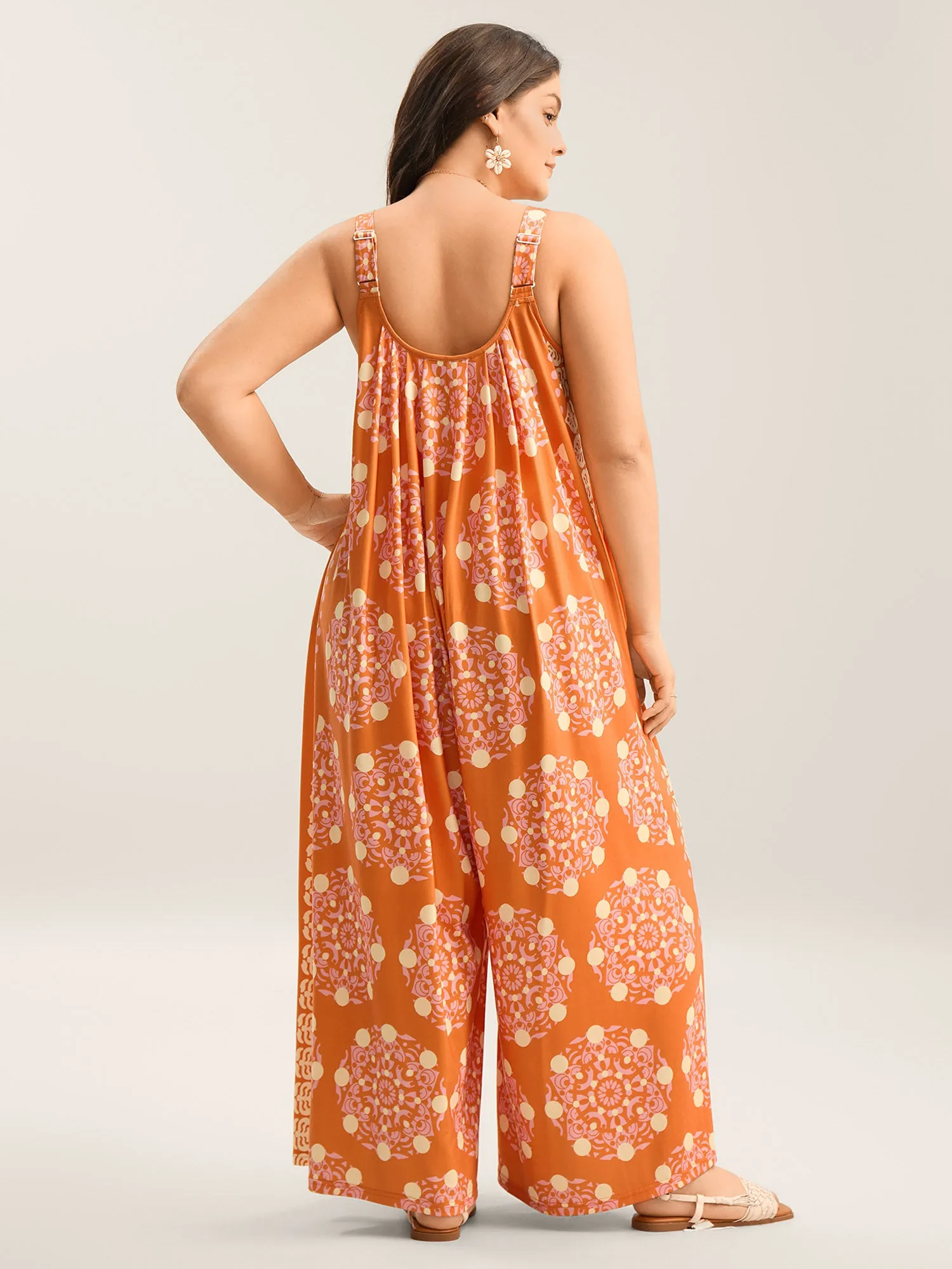 Sunkissed Stretchy Adjustable Strap Jumpsuit sold by Bloomchic product image thumbnail 4