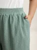 Eyelet Trim Textured Breezy Shorts sold by Bloomchic