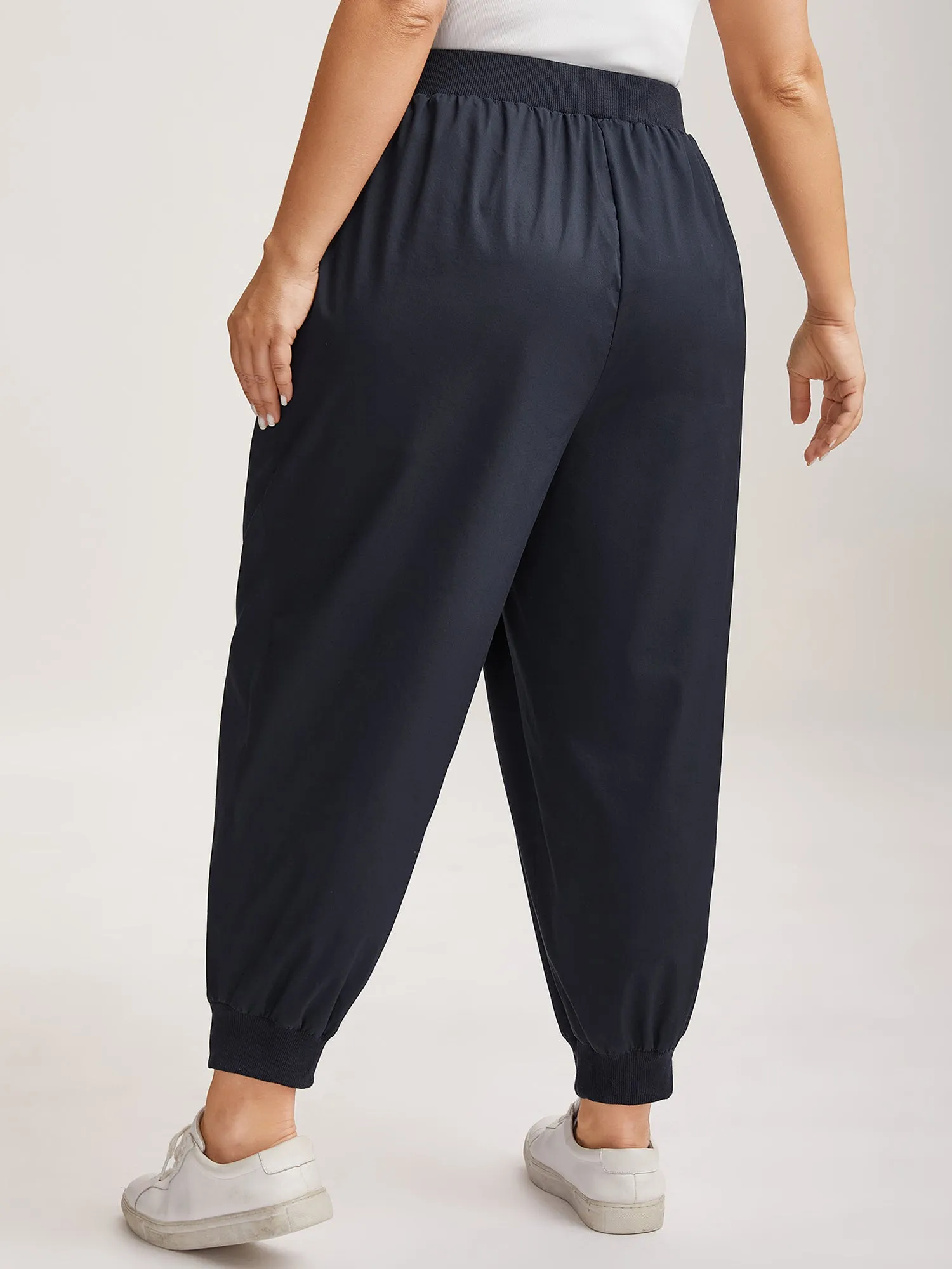 Cotton Pull-On Waist Solid Jogger Pants sold by Bloomchic product image thumbnail 4