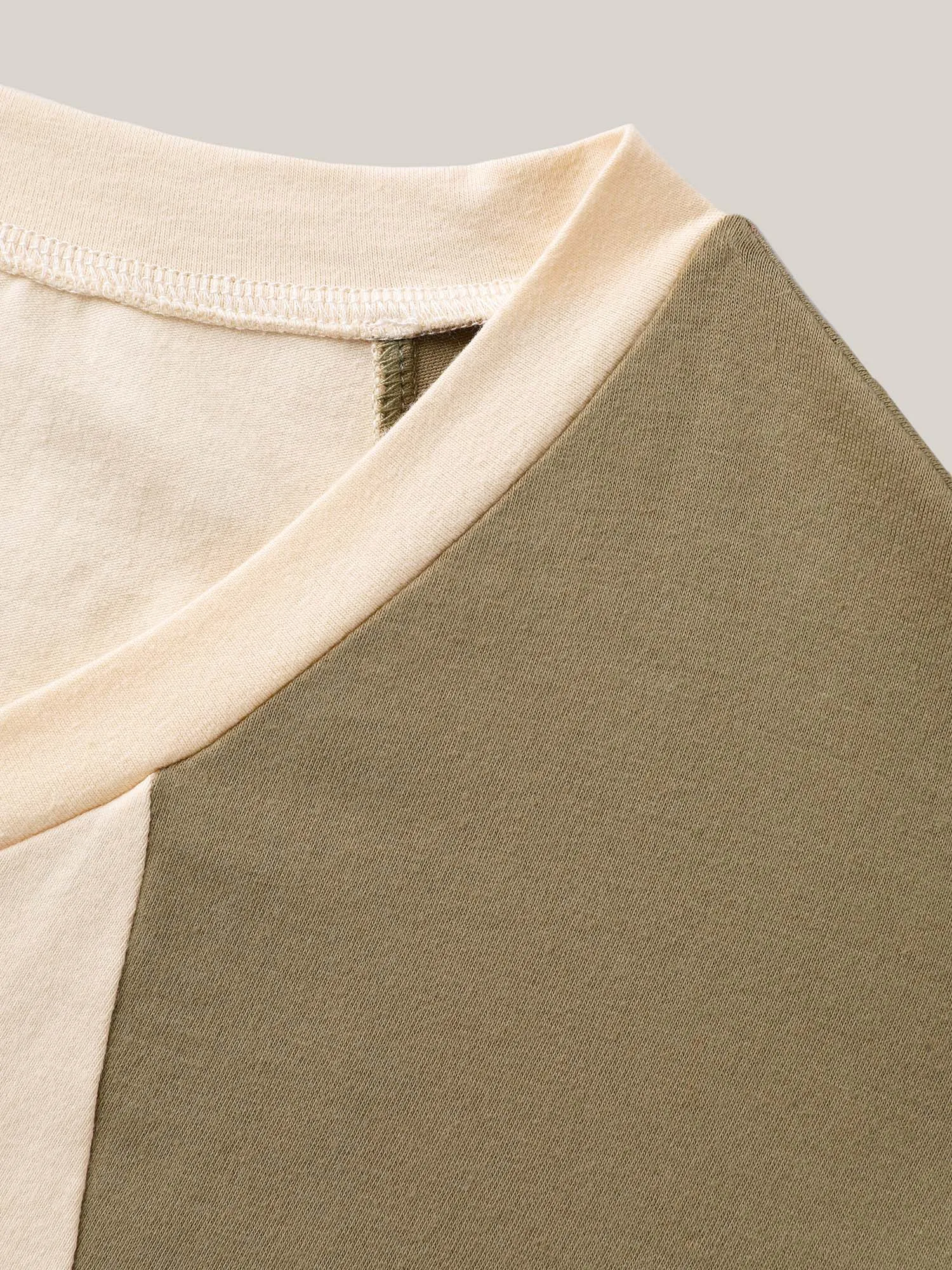 Pure Cotton Color Contrast T-Shirt sold by Bloomchic product image thumbnail 5