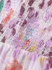 Floral Print Shirred Bodice Blouse sold by Bloomchic