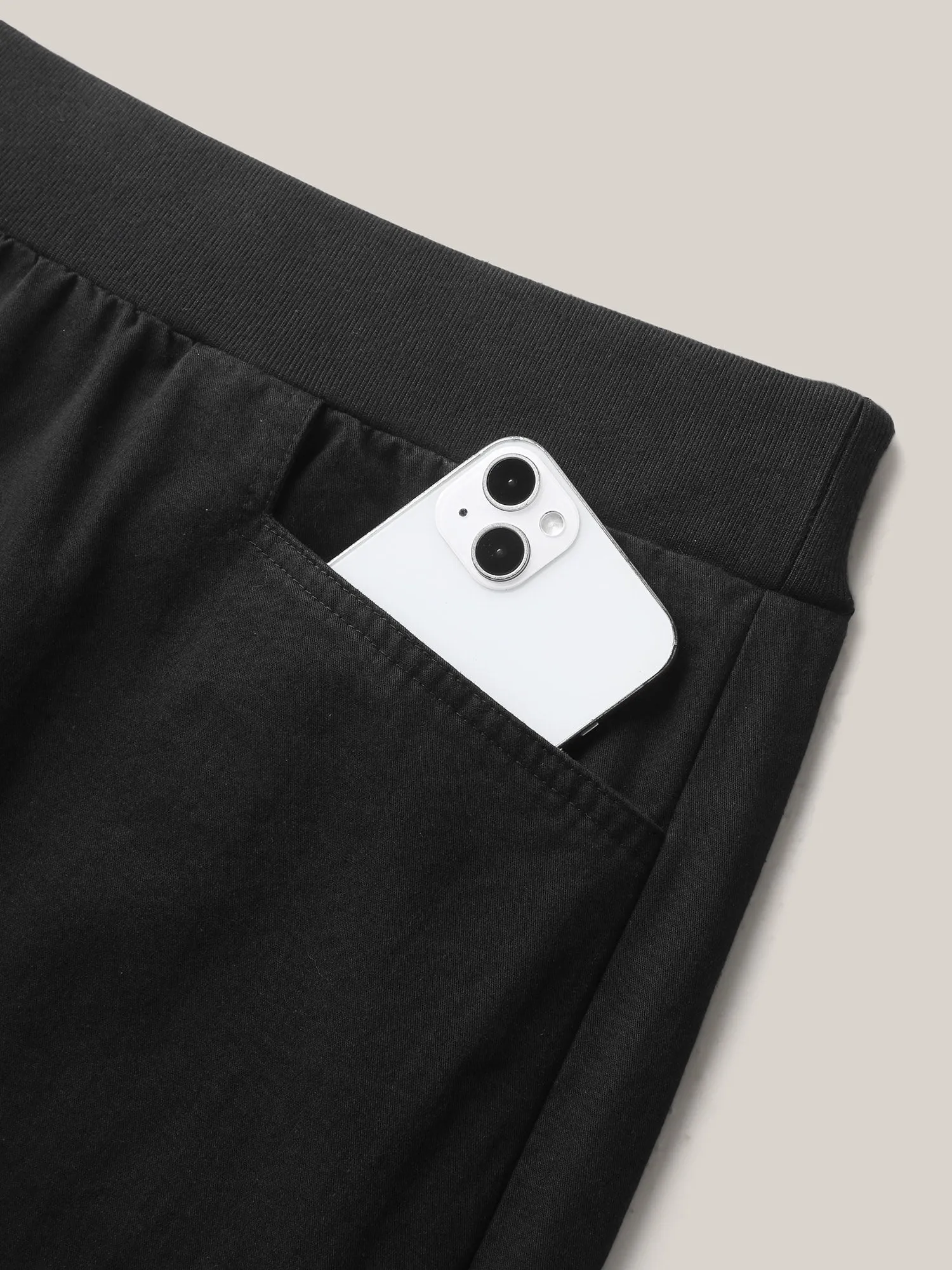 Cotton Threaded Spliced Wide-Leg Pants sold by Bloomchic product image thumbnail 5