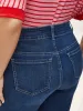 Stretchy 5 Pockets Skinny-Fit Crop Jeans sold by Bloomchic