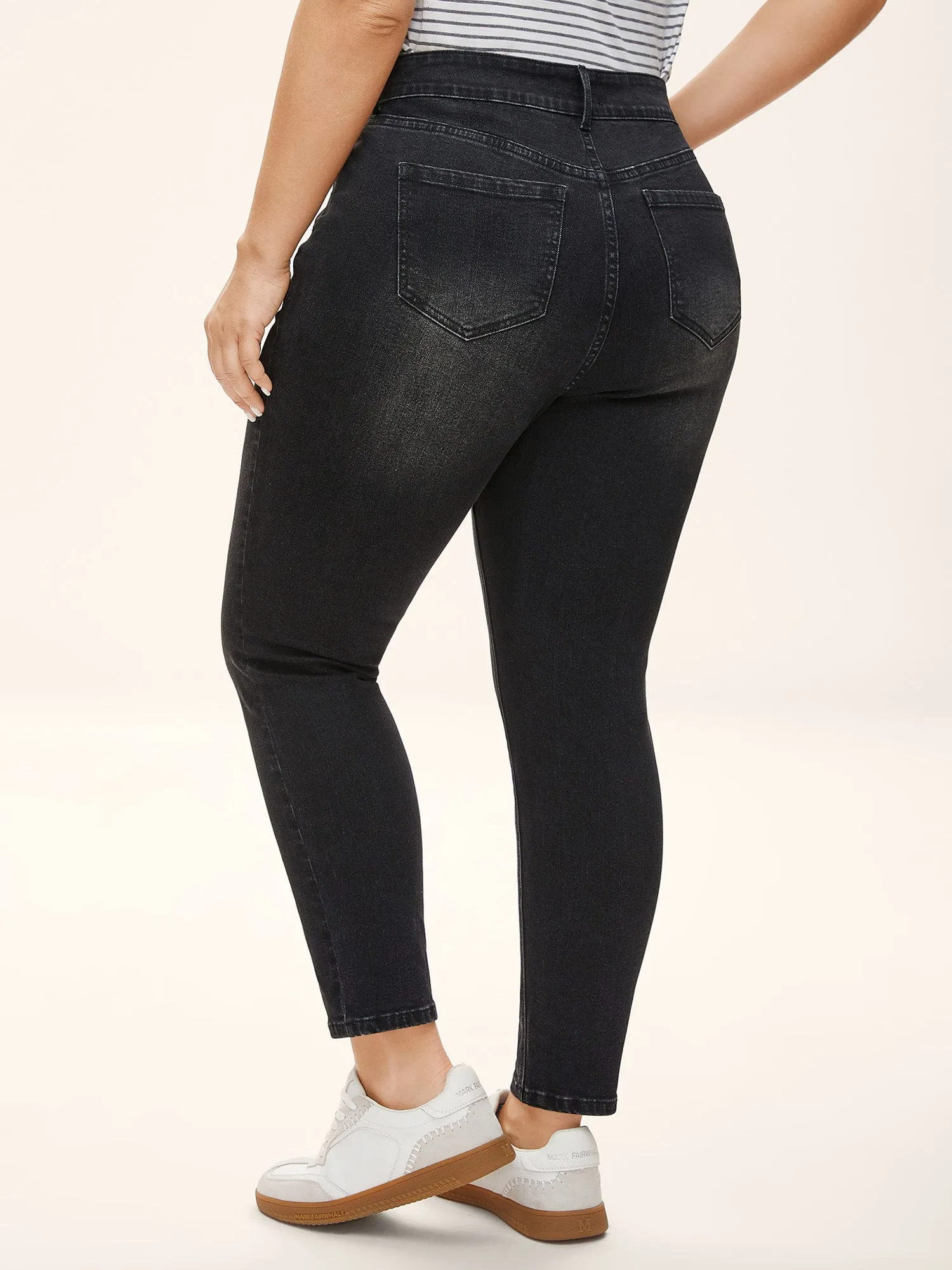 5 Pockets Stretch Skinny-Fit Jeans sold by Bloomchic product image thumbnail 5