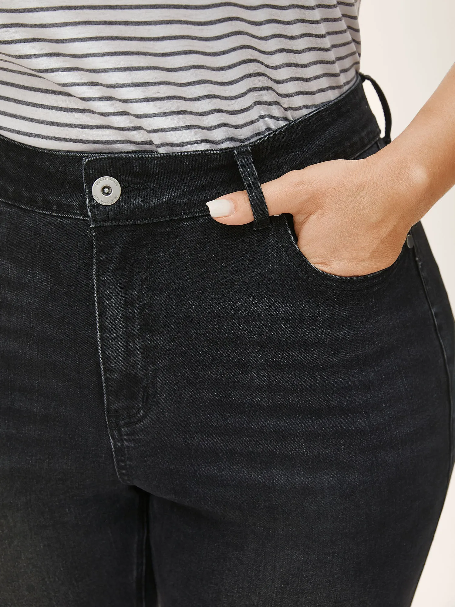 5 Pockets Stretch Skinny-Fit Jeans sold by Bloomchic product image thumbnail 3