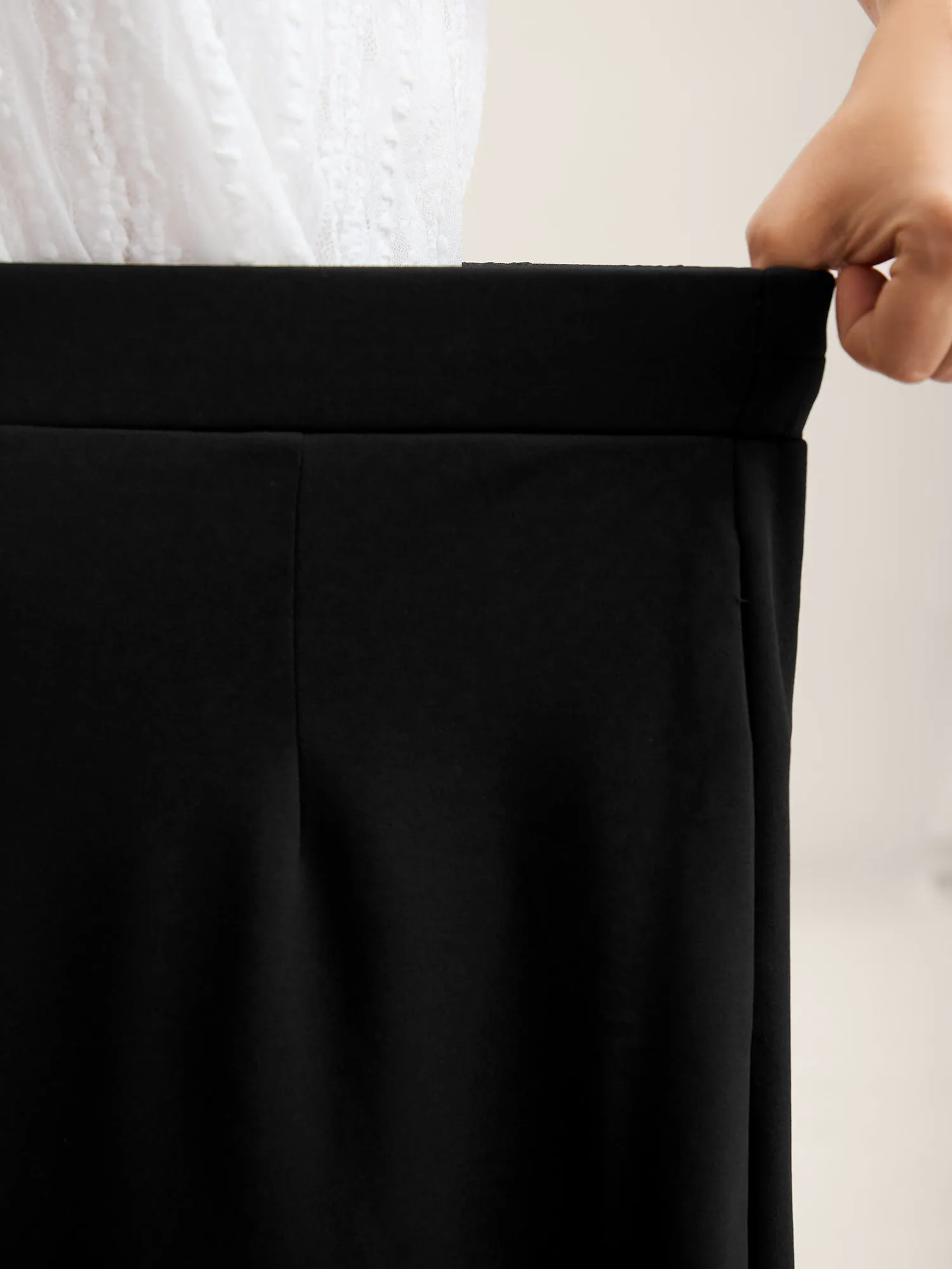 Side Slit Straight Fit Maxi Skirt sold by Bloomchic product image thumbnail 3