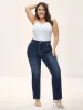 Booty-Lifting Bootcut No-Gap Waist Jeans sold by Bloomchic