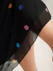 Super Stretchy Polka Dot Pockets Midi Dress sold by Bloomchic