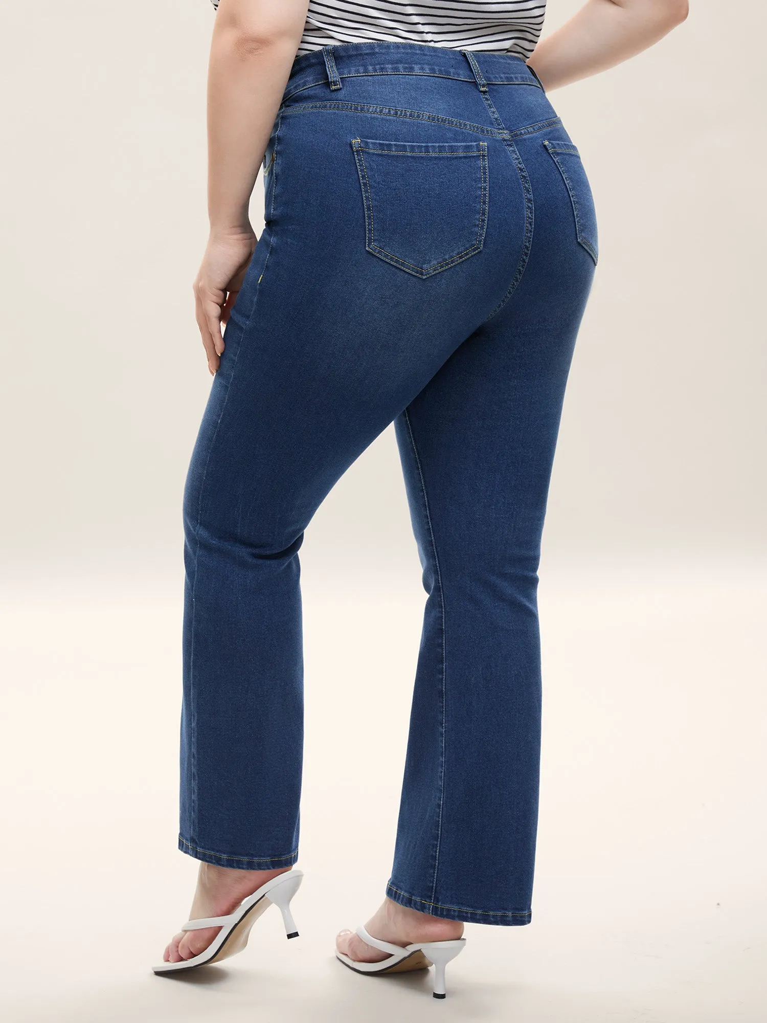 Classic Bootcut Mid-Rise Jeans sold by Bloomchic product image thumbnail 4