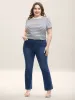 Classic Bootcut Mid-Rise Jeans sold by Bloomchic