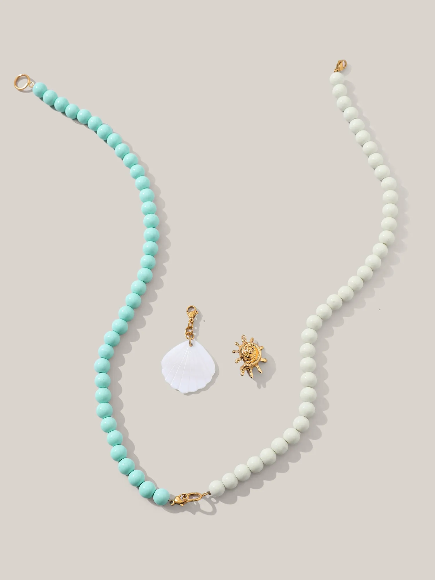DIY Combo Beaded Necklace sold by Bloomchic