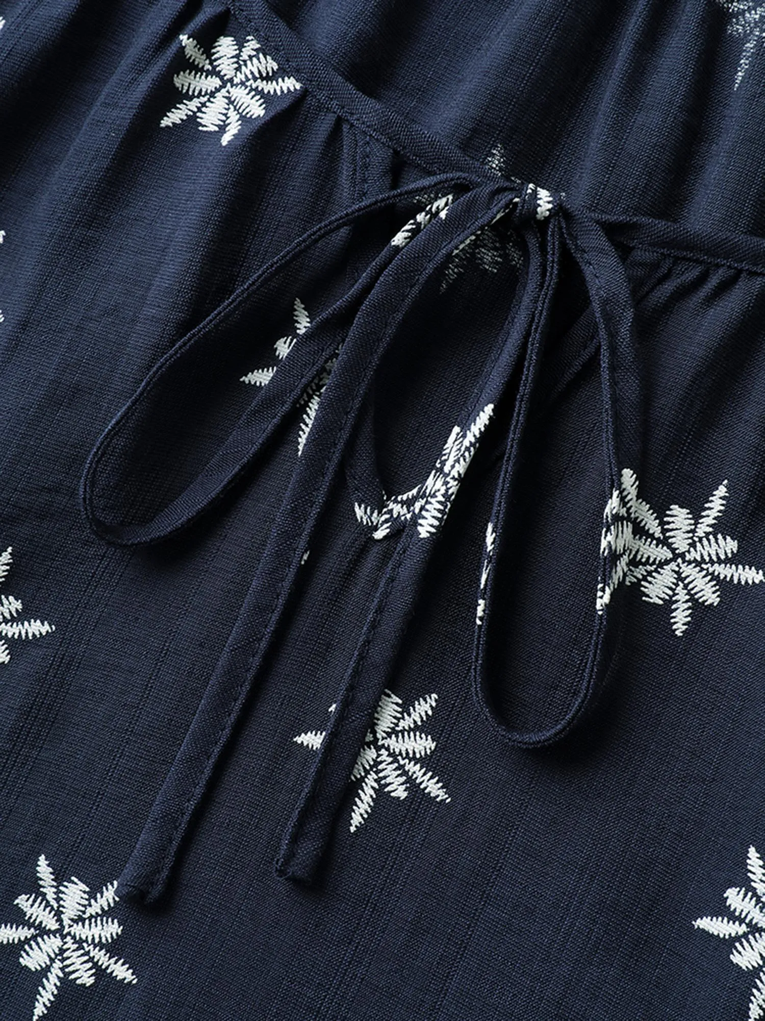 Boho Print Keyhole Pleated Blouse sold by Bloomchic product image thumbnail 5