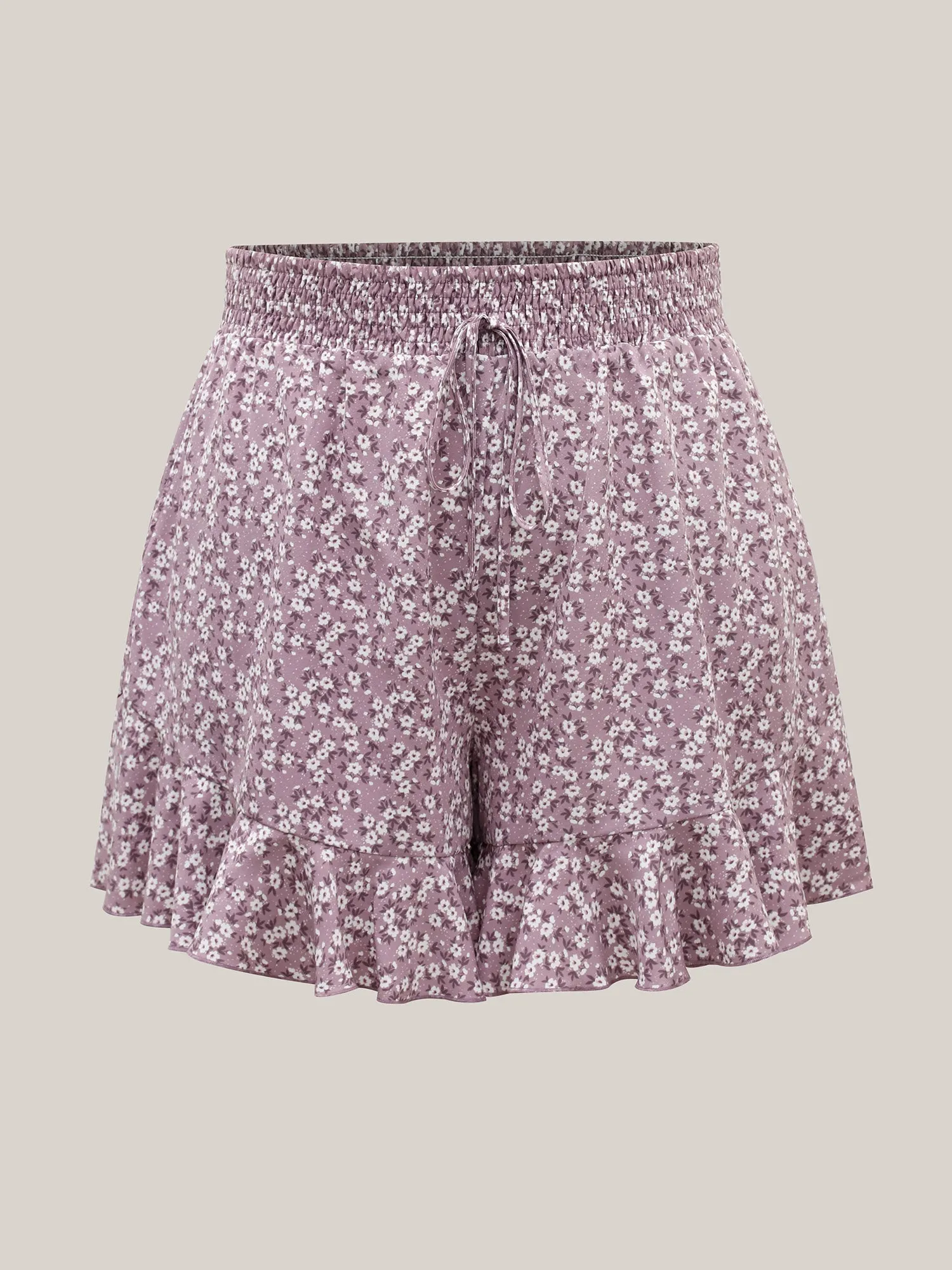 Ditsy Floral Print Wide-Leg Shorts sold by Bloomchic product image thumbnail 5