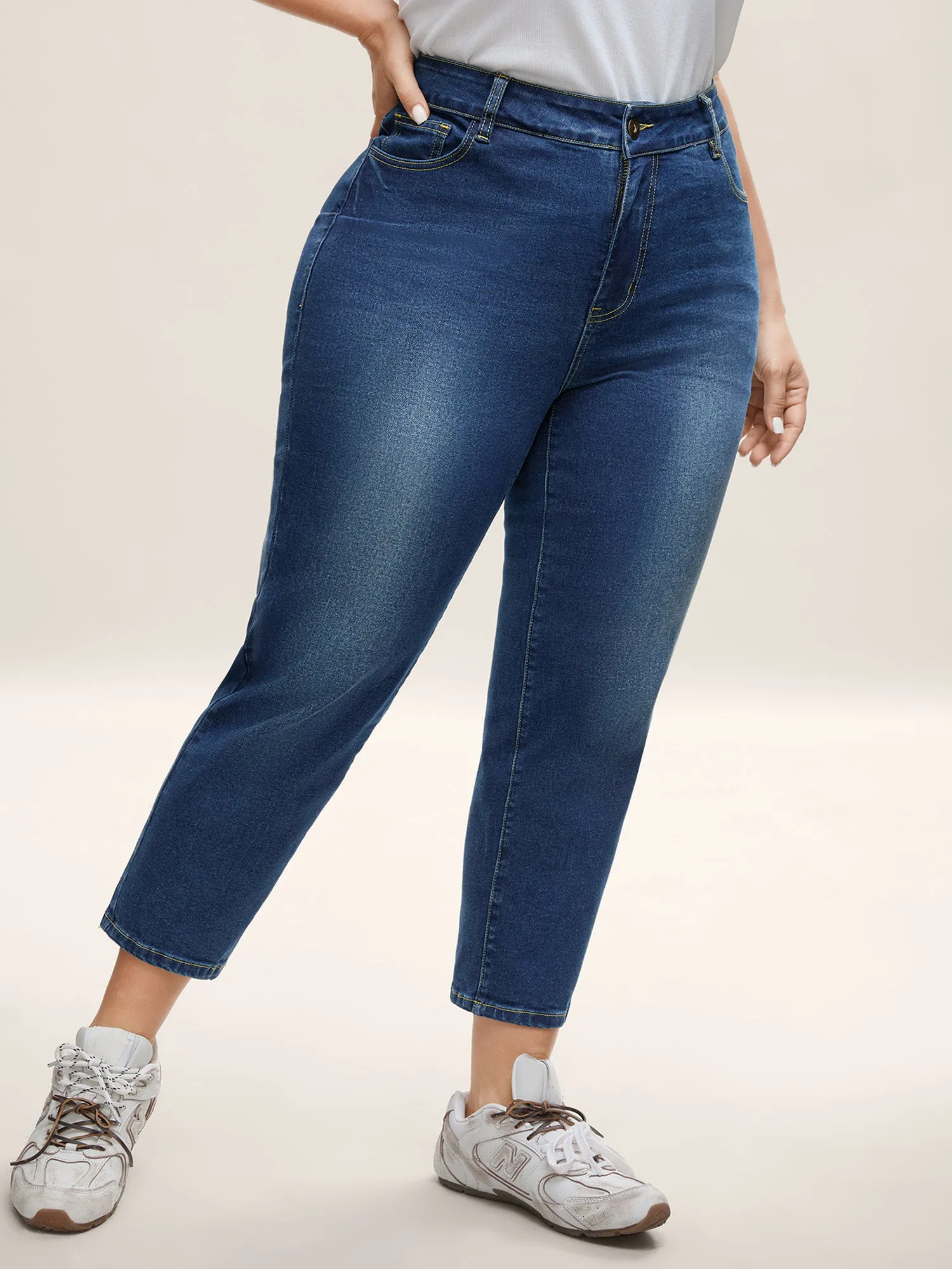 Classic Sculpting Boyfriend Jeans sold by Bloomchic