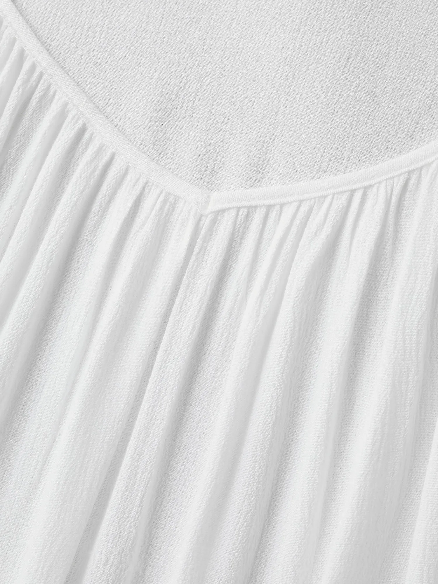 Rayon Flowy Lace Trim Solid Blouse sold by Bloomchic product image thumbnail 5