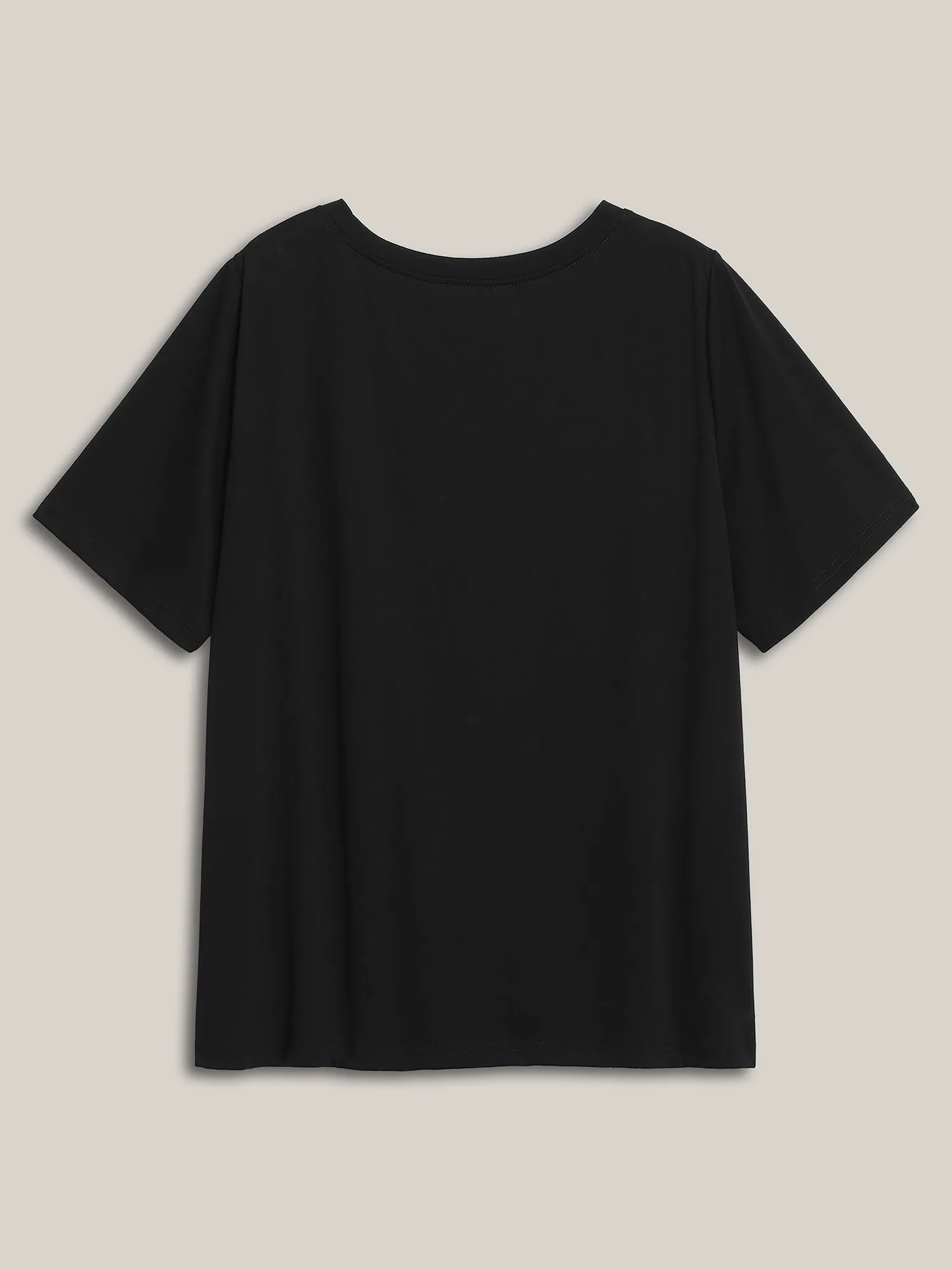 Coffee & Chill V-Neck T-Shirt sold by Bloomchic product image thumbnail 3